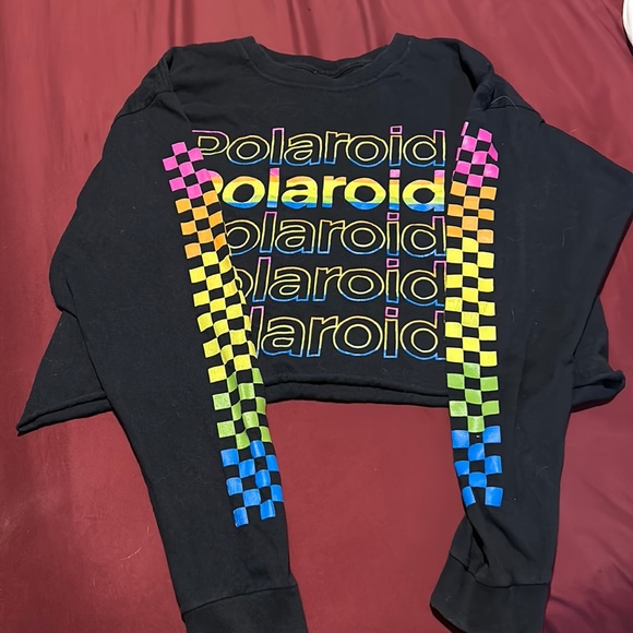 POLAROID long sleeve crop top - Picture 1 of 1